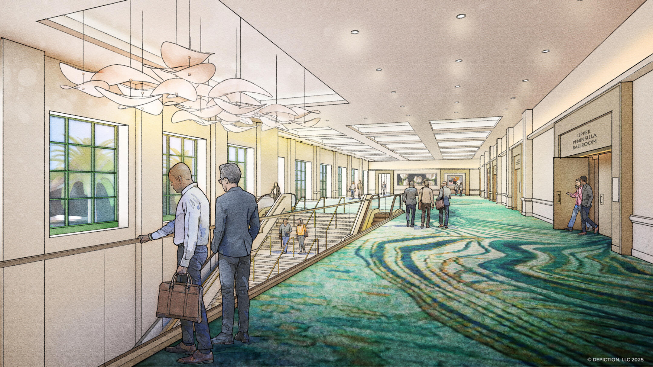 Upper Peninsula Pre-Function Area - 24,000 SF