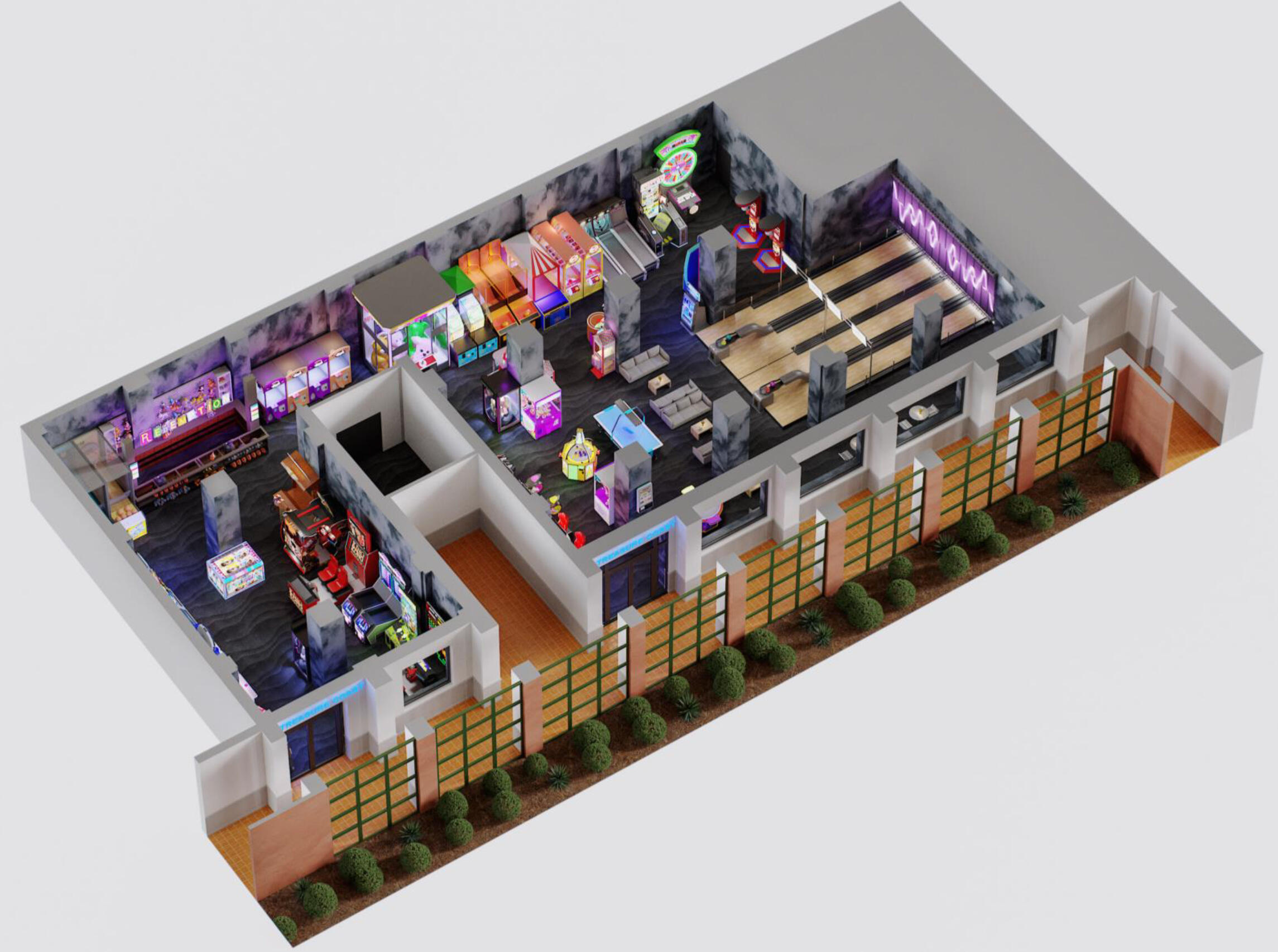 Lagoon - Games, Lanes & Eats Rendering